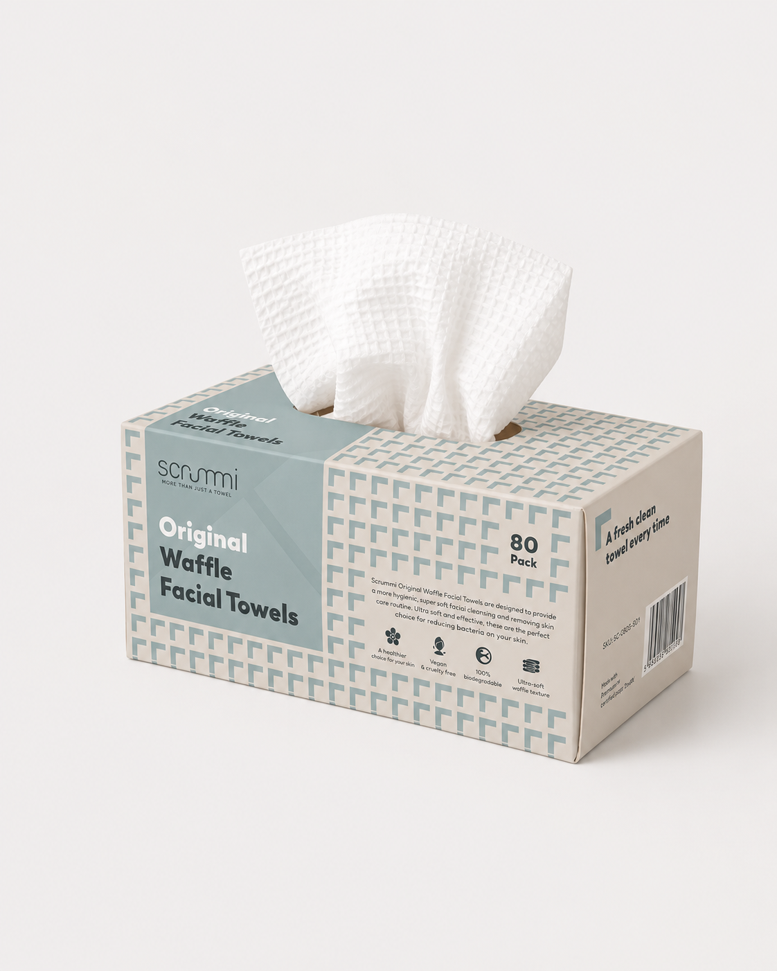 Scrummi Waffle Facial Towels